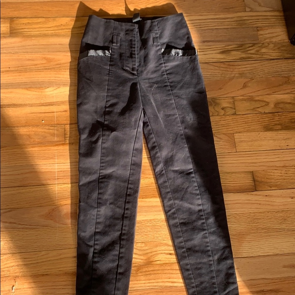 Black high waisted dress pants